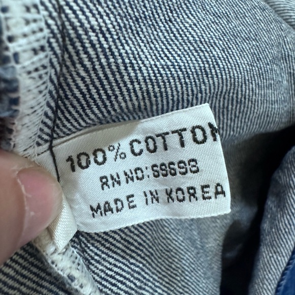 Embroidered Blue Denim Jacket - Picture 6 of 7